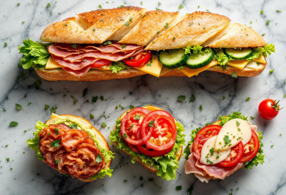 Sandwichs variés Le Petit Snack